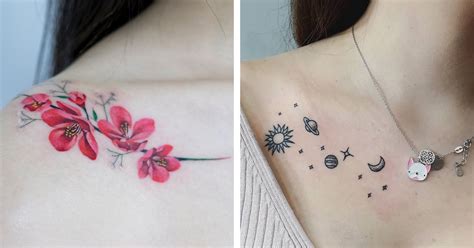 20+ Creativos e impactantes tatuajes en la clavícula